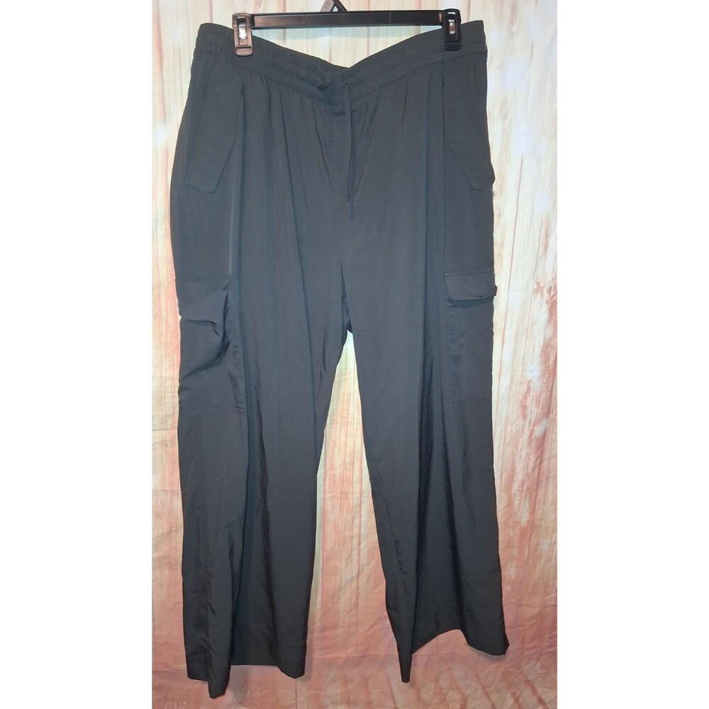 Old Navy Quick Dry Gray Pull-on Straight Leg Pants Sz XXL